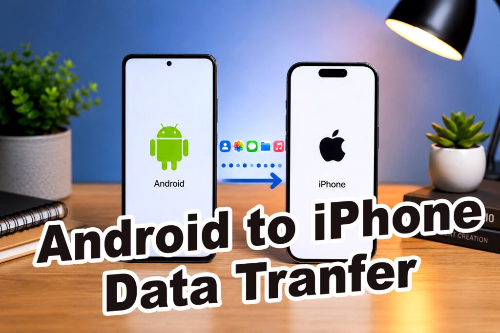 how to tranfer data from android to iphone