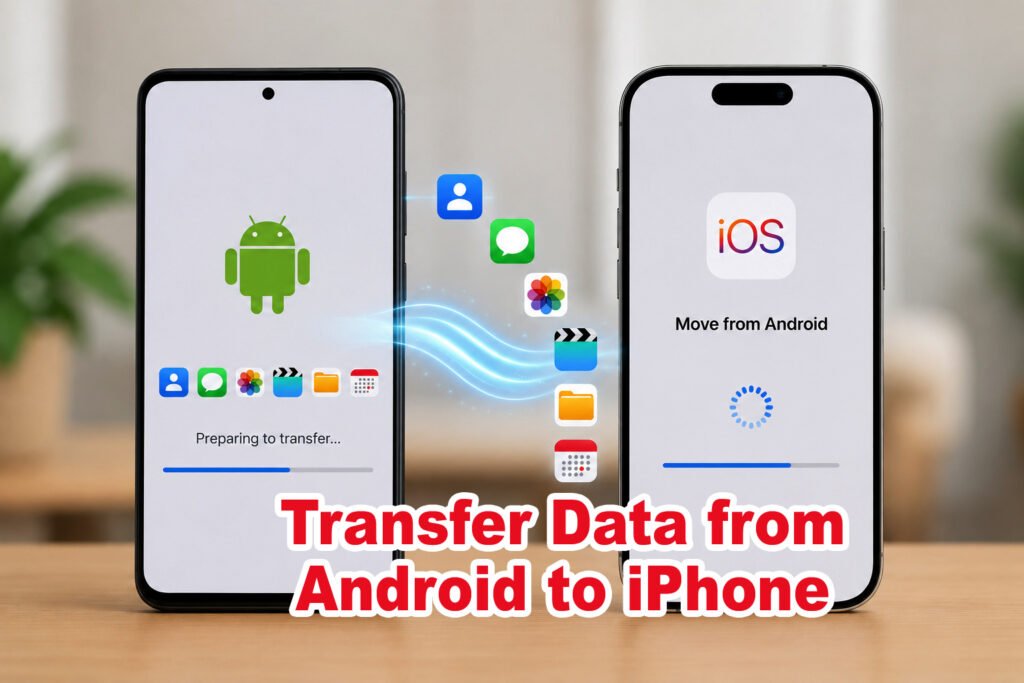 Data from Android to iPhone