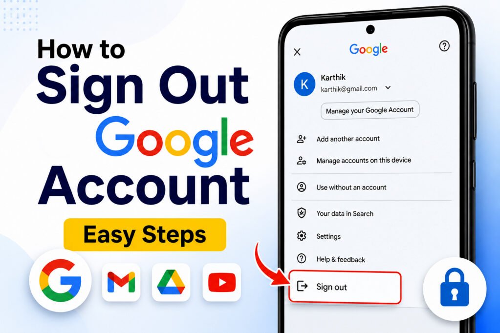 How to Sign Out Google Account