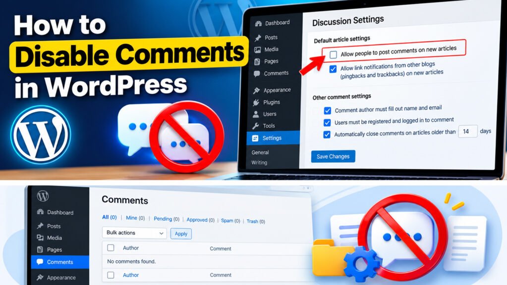 Disable WordPress Comments